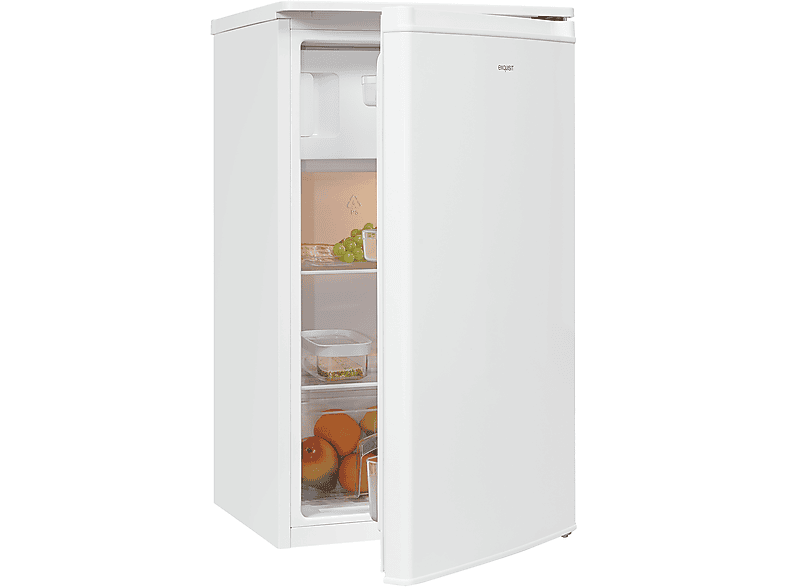 EXQUISIT KS117-3-040E weiss Kühlschrank (135,32 kWh/Jahr, E, 850 mm hoch, Weiß)