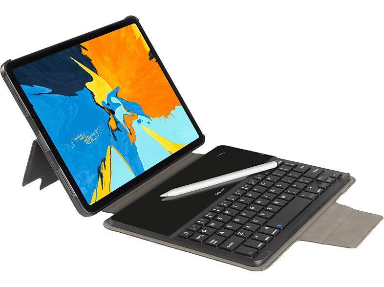 GECKO COVERS AZERTY TastaturCase Bookcover für Apple PU Leather