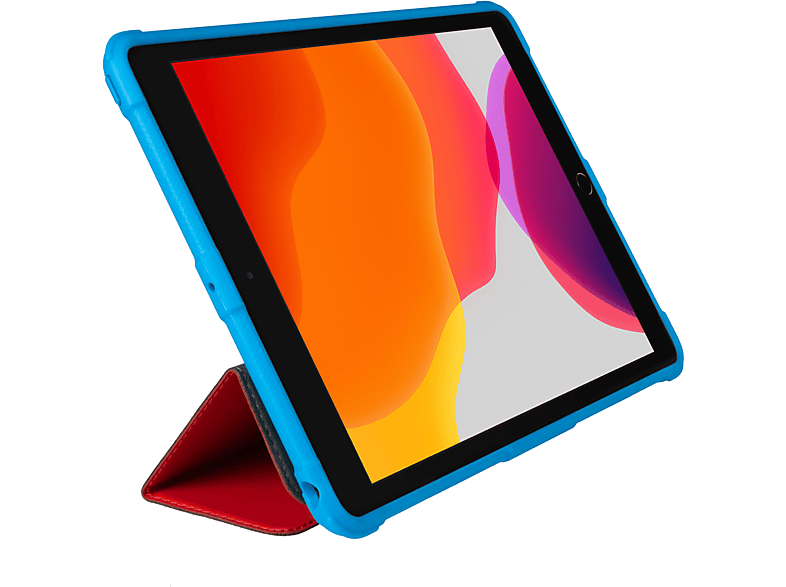 Cover Super Tablet (2020),Apple Bookcover Apple COVERS für Hülle Hero Leather, (2021) 10.2 Rot,Blau PU 10.2 (2019),Apple iPad 10.2 GECKO iPad iPad