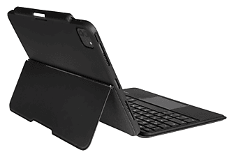 GECKO COVERS QWERTZ Tastatur-Case Bookcover für Apple PU, Grau