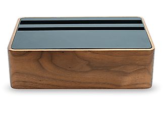ALLDOCK Wireless Ladestation Apple, Samsung, Huawei, LG, Xiaomi, Nokia, Google, OnePlus, Sony, Motorola, Walnuss-Schwarz