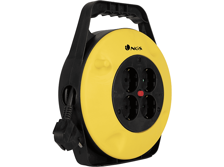 Ladrón de enchufes NGS Ladrón de enchufes NGS GRID ROUND, 4 tomas