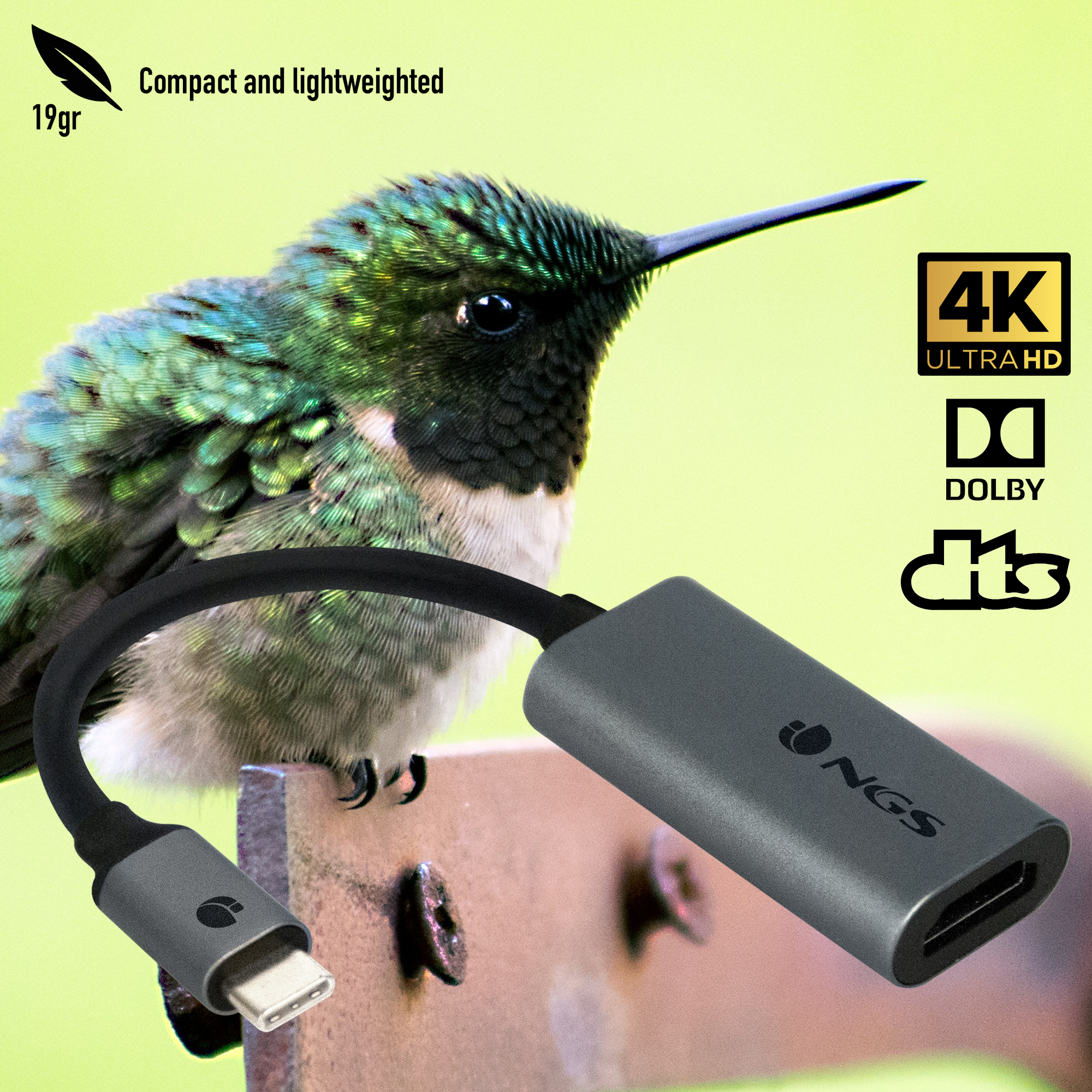 Una cámara web negra y plateada con texto HD720P.