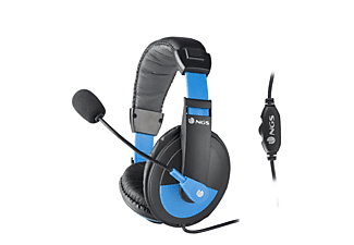 NGS MSX9 PRO BLUE, On-ear Headset mit Mikrofon BLUE