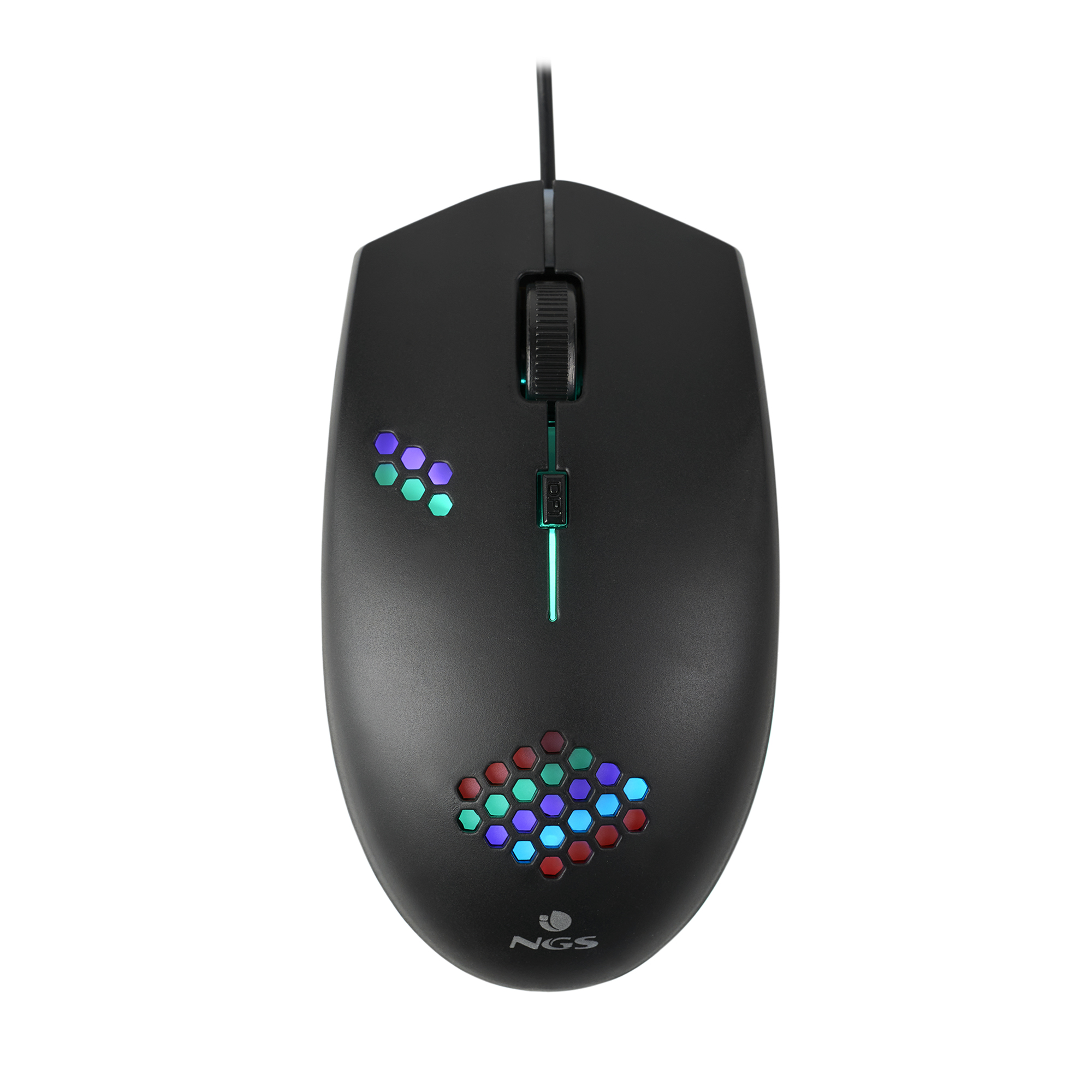 Gaming Con Cable 1200dpi ngs gmx120 negro usb 8001200dpi luces led de 7 colores ambidextro tipo 120 8001200 1200