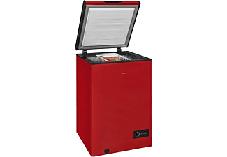 Exquisit Gt100 330e Rot Gefriertruhe E 168 24 Kwh Jahr 96 Liter 5 Mm Hoch Saturn