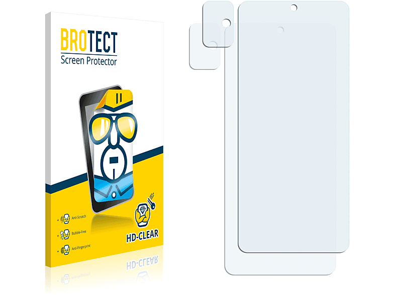 BROTECT 2x klare Schutzfolie(für Samsung Galaxy 5G) A51