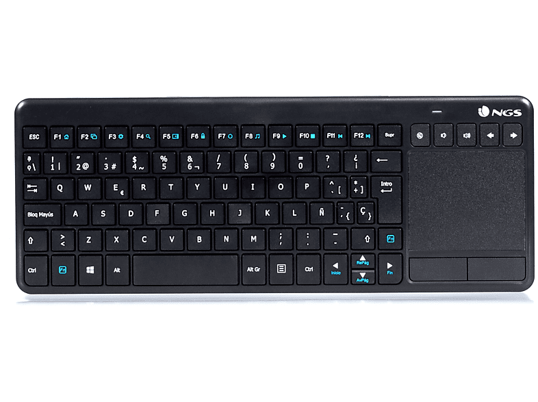 Teclado Inalámbrico con Carga USB - ZAPOTEC