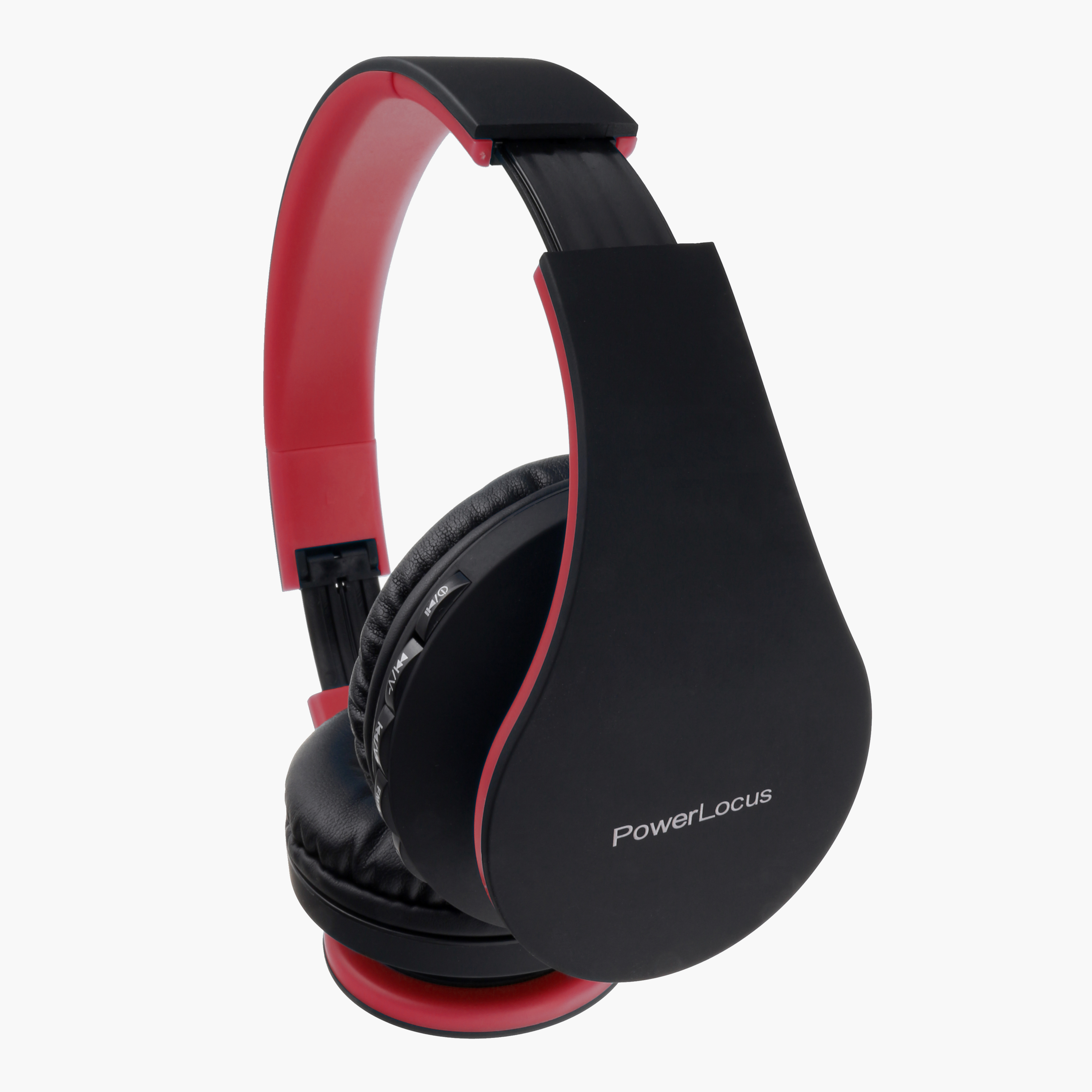 P1, Kopfhörer Rot Bluetooth POWERLOCUS Over-ear