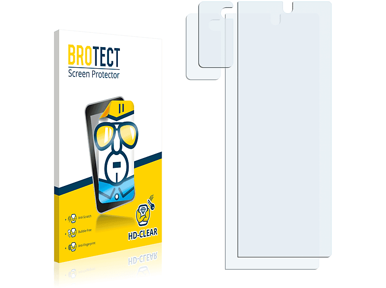 BROTECT 2x klare Schutzfolie(für Samsung Galaxy Z Fold 2 5G)