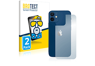 BROTECT 2x matte Schutzfolie(für Apple iPhone 12 (Rückseite))