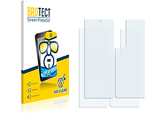 BROTECT 2x klare Schutzfolie(für Samsung Galaxy Z Fold 3 5G (Display+Rückseite))