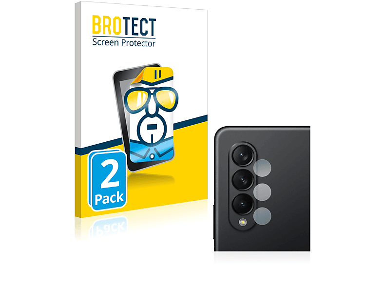 BROTECT 2x klare Schutzfolie(für Samsung Galaxy Z Fold 3 5G)