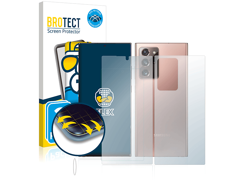 Flex 2x BROTECT Curved Galaxy Samsung Note 20 Full-Cover 5G) Schutzfolie(für 3D Ultra
