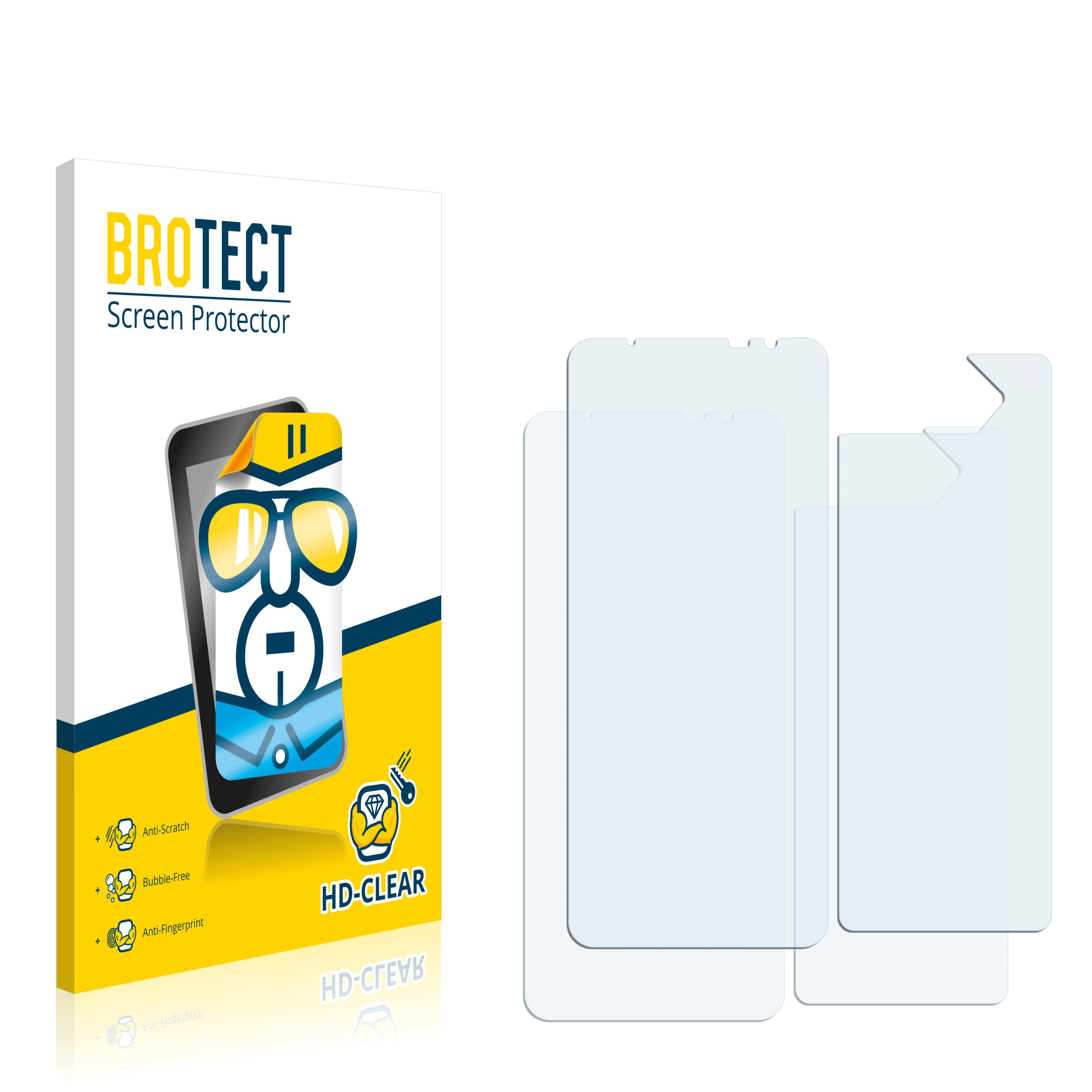 BROTECT 2x klare Schutzfolie(für ASUS Phone ROG 5s)
