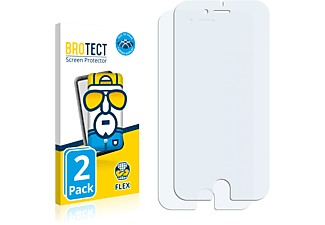 BROTECT 2x Flex Full-Cover 3D Curved Schutzfolie(für Apple iPhone 6S)