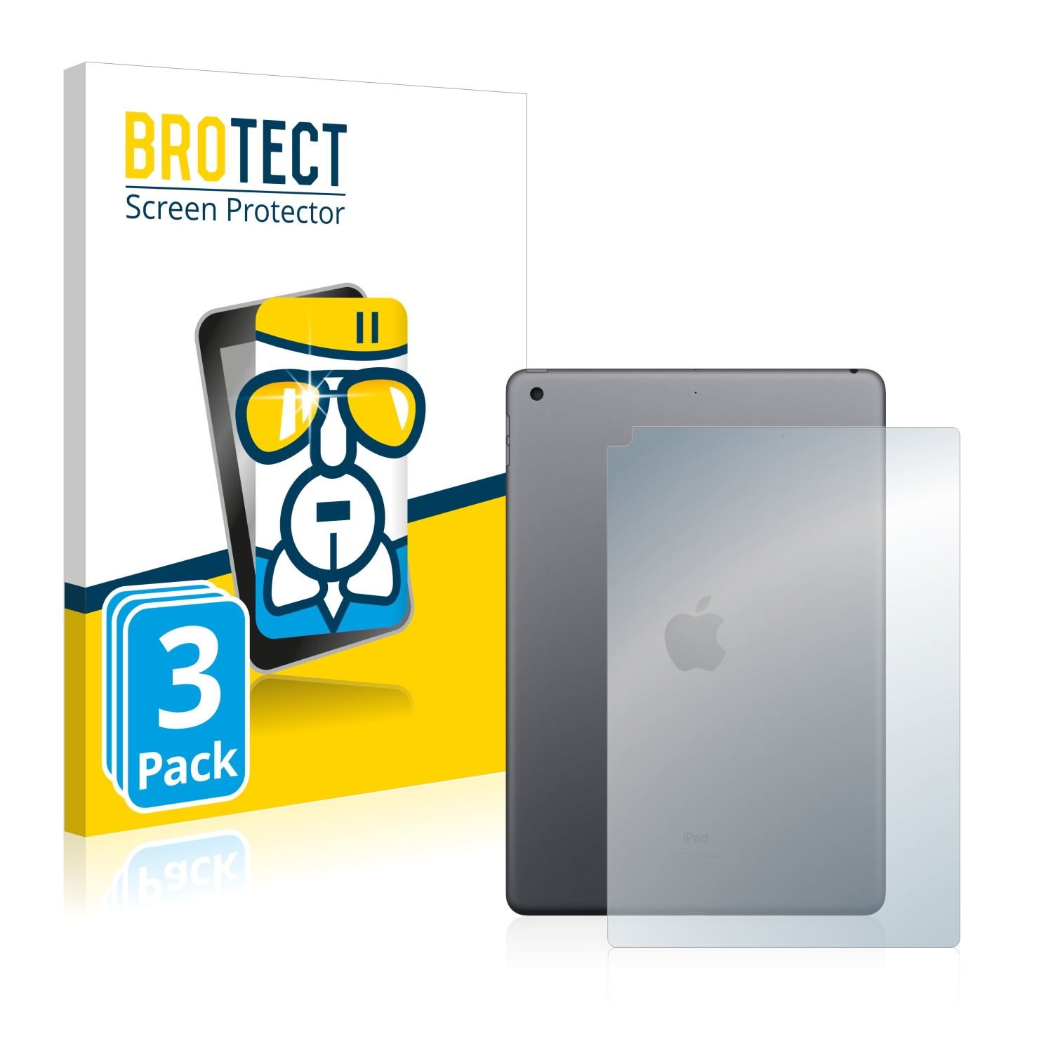 BROTECT 3x Airglass klare Schutzfolie(für iPad 10.2\