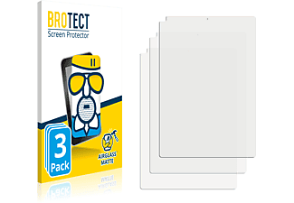 BROTECT 3x Airglass matte Schutzfolie(für Apple iPad 10.2″ WiFi 2021 (Rückseite, 9 Generation))