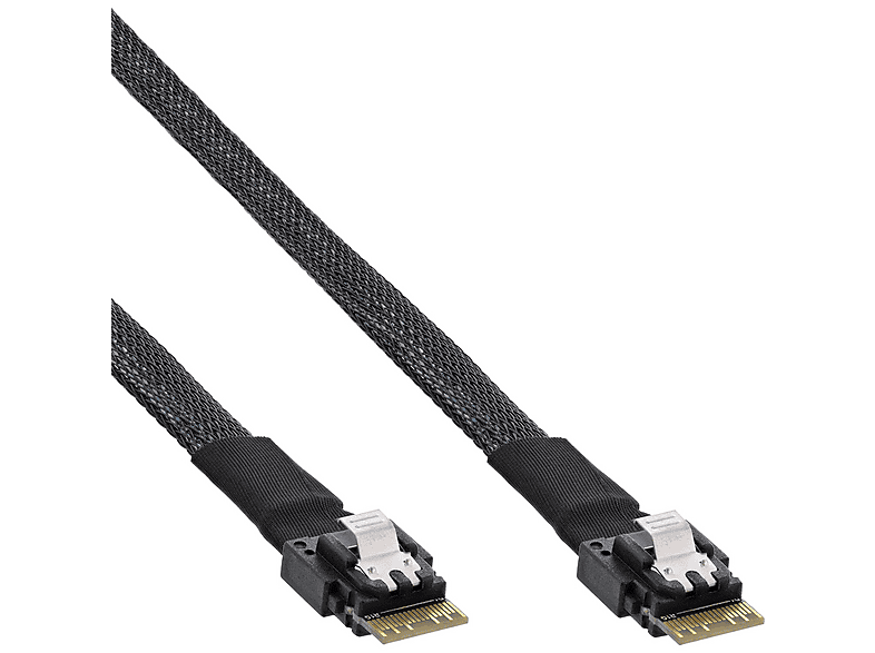 InLine Slim SAS Kabel Intern SFF-8654 4i Zu U.2 SFF Produktbild-Vorschau 4