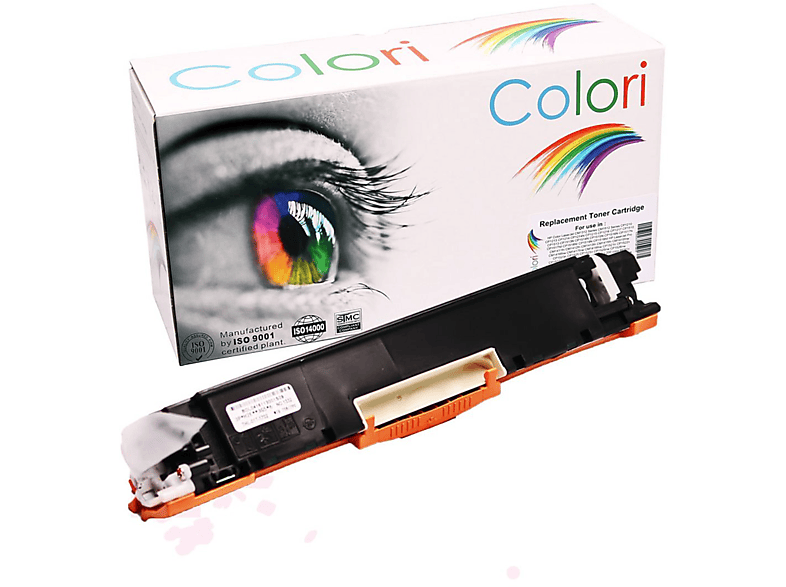 COLORI Kompatibler Toner BLACK (126A CE310A 729K Black)