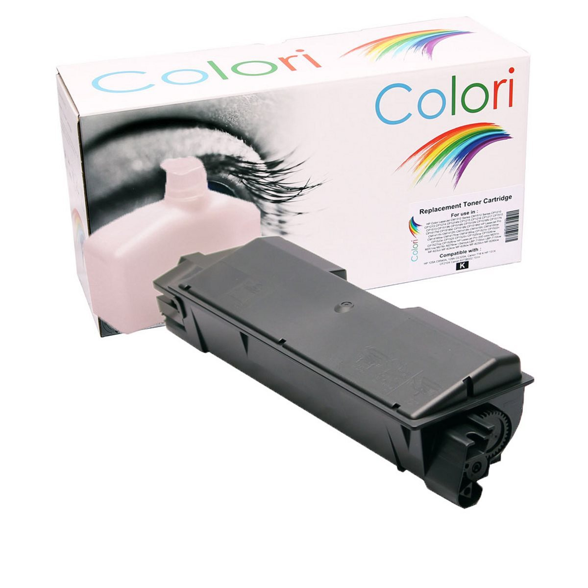 Toner BLACK 1T02KT0NL0) COLORI (TK580K Kompatibel
