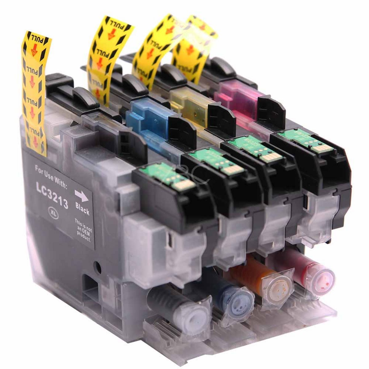ABC Kompatibel Cyan LC-3213M (LC-3213BK CMYK 4x LC-3213C Black Set Yellow) Tinte Magenta LC-3213Y