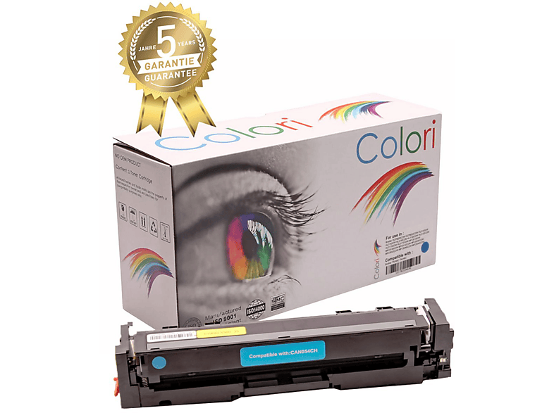 COLORI Kompatibler Toner CYAN (203X CF541X 054HC) Cyan