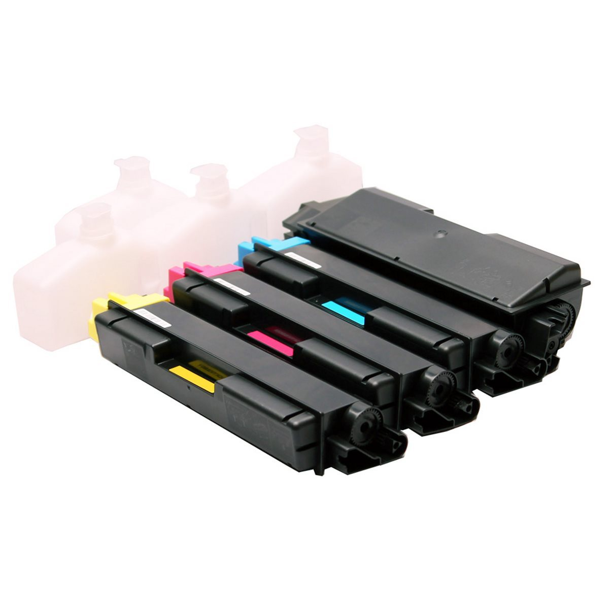 ABC Kompatibel Black Magenta (TK-580K Cyan CMYK 4x Toner Yellow) TK-580C TK-580M TK-580Y Set