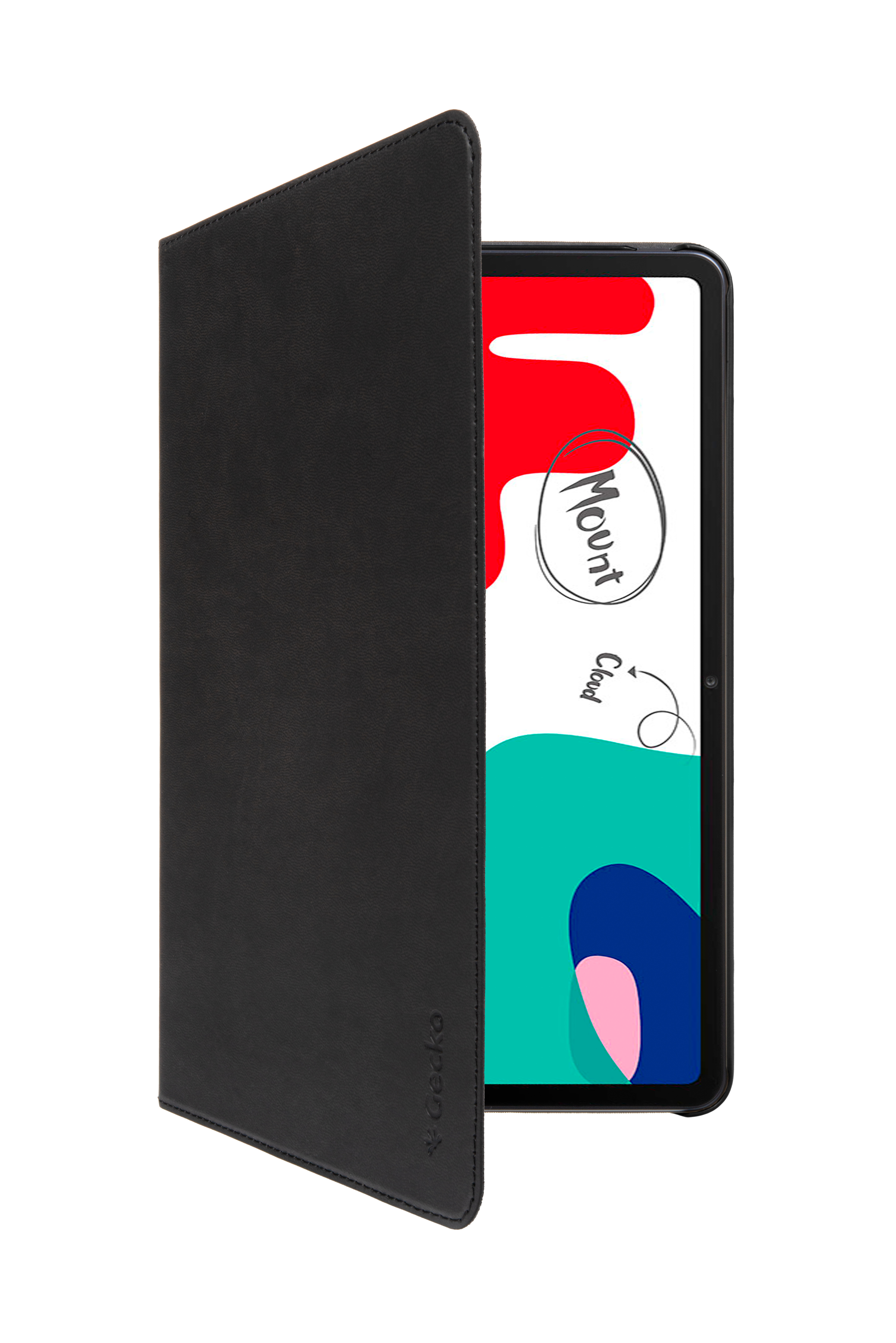 GECKO COVERS Easy-Click 2.0 Cover Leather,PC, für PU Tablet Hülle Schwarz Huawei Bookcover