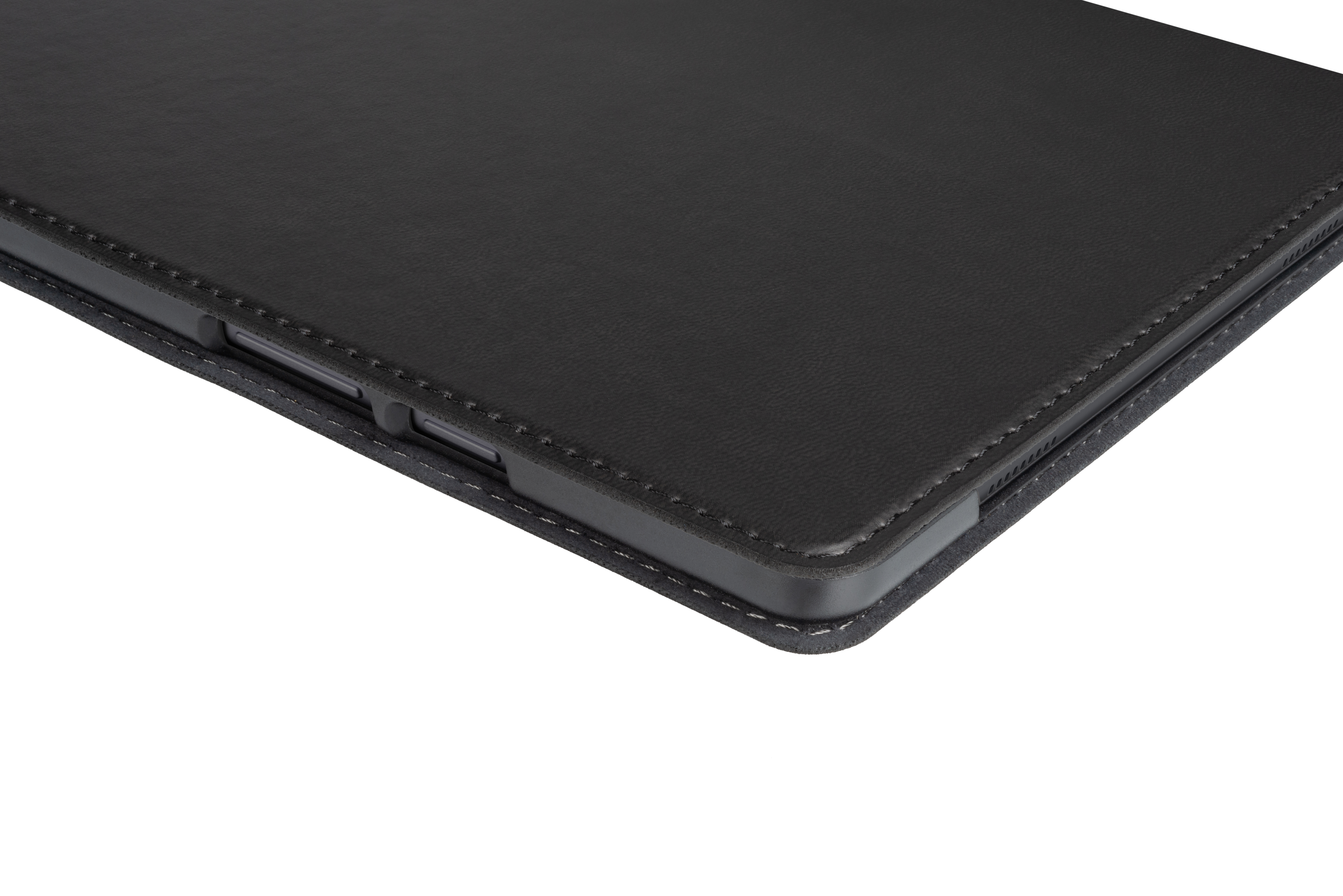 PU Tablet Hülle Bookcover Leather, Cover Schwarz Samsung COVERS 2.0 GECKO für Easy-Click