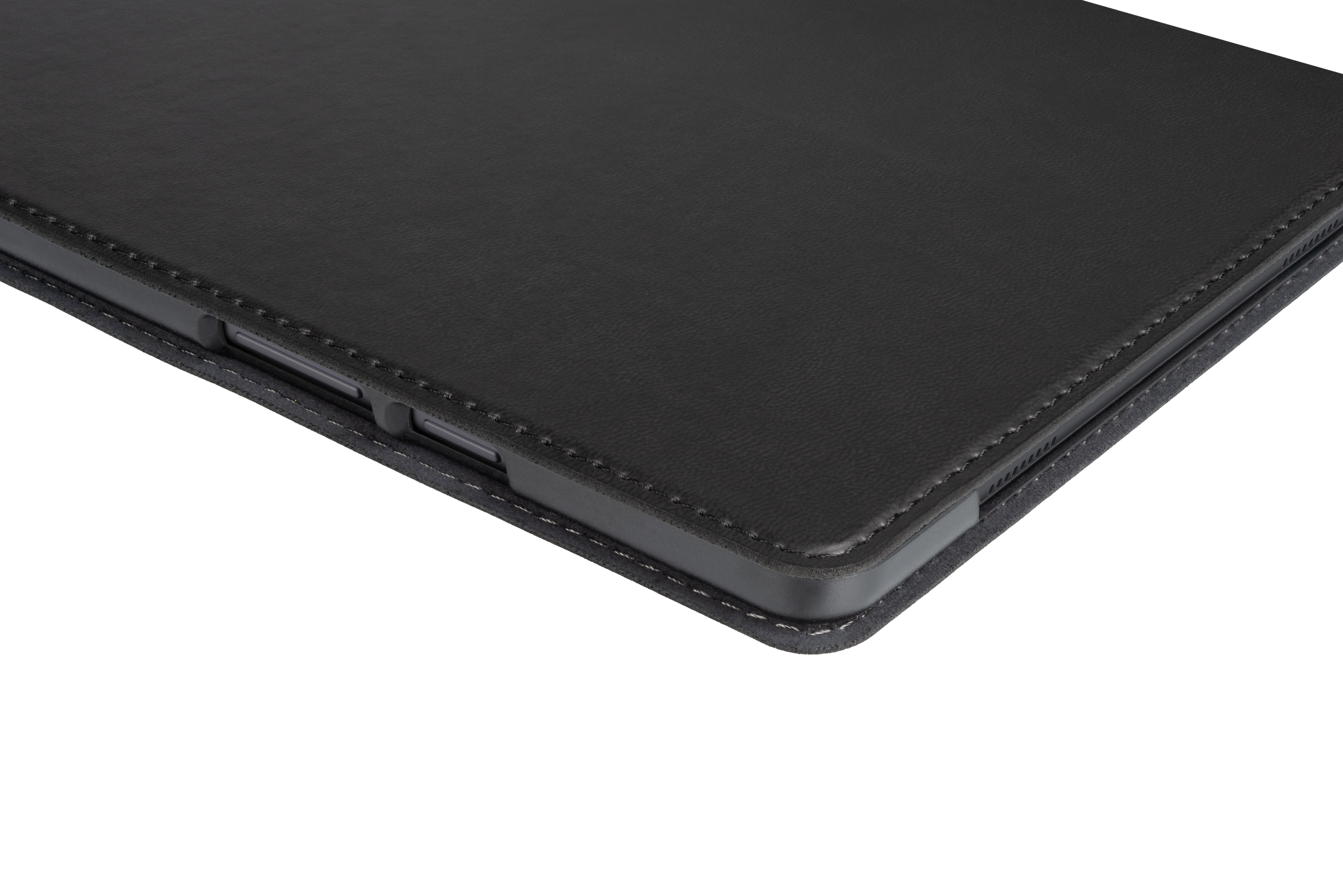 Samsung PU Hülle Tablet Schwarz Cover Easy-Click Leather, 2.0 Bookcover für COVERS GECKO