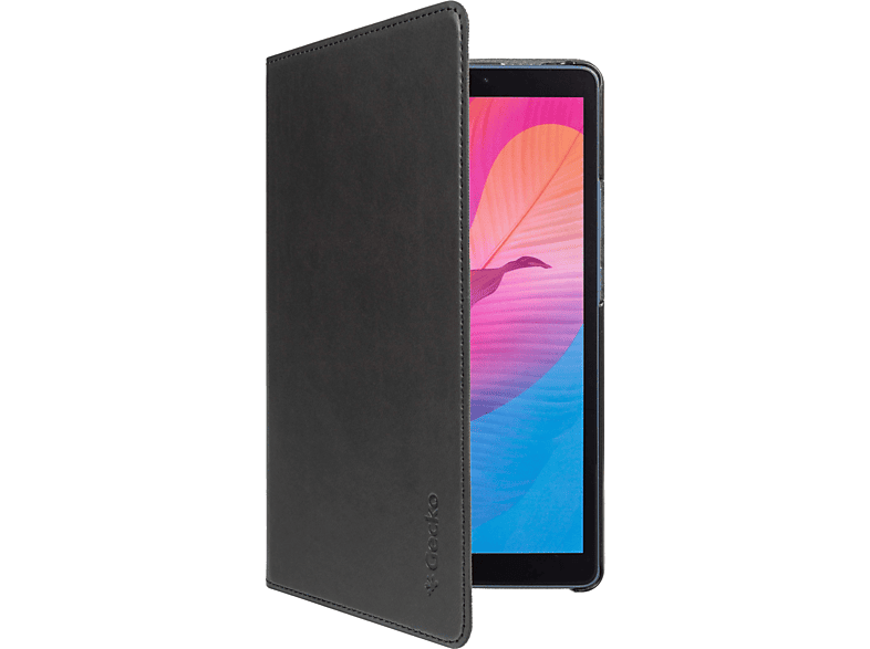 GECKO COVERS Easy-Click 2.0 Cover Tablet Hülle Bookcover für Huawei PU Leather, Schwarz
