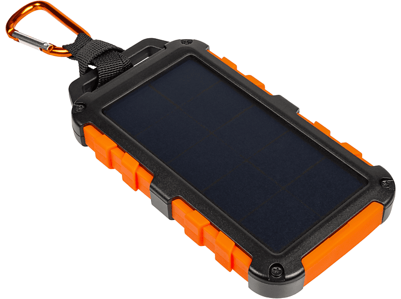 XTORM Xtreme Series Solar Powerbank 10000.00 Schwarz,Orange