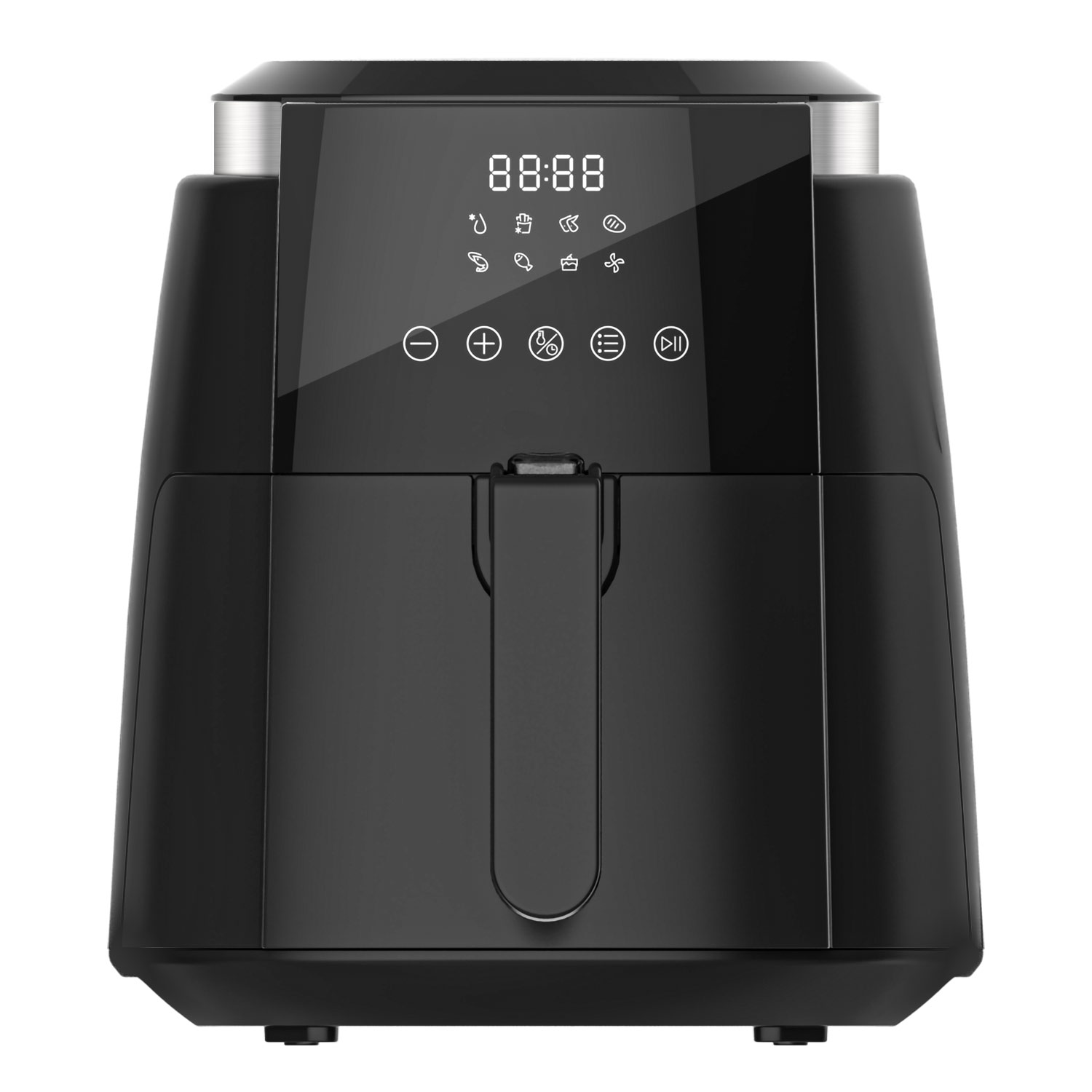 Freidora Sin Aceite evvo tasty fryer 3.5 litros hasta 200ºc 1500w negro tecnología dual cyclone 200º 35 3.5l