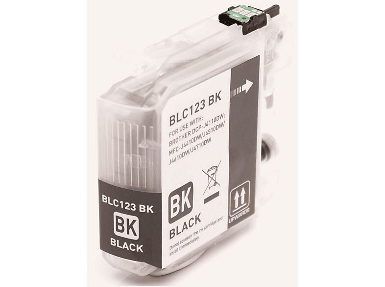 ABC Kompatible Tinte BLACK (LC-121BK XL LC-123BK Black)