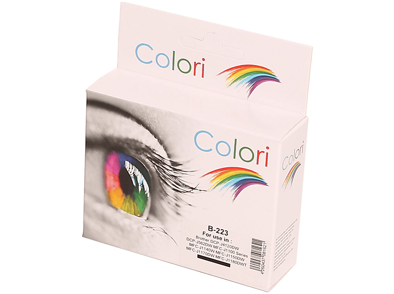 COLORI Kompatible Tinte BLACK (LC-221 BK LC-223 Black)