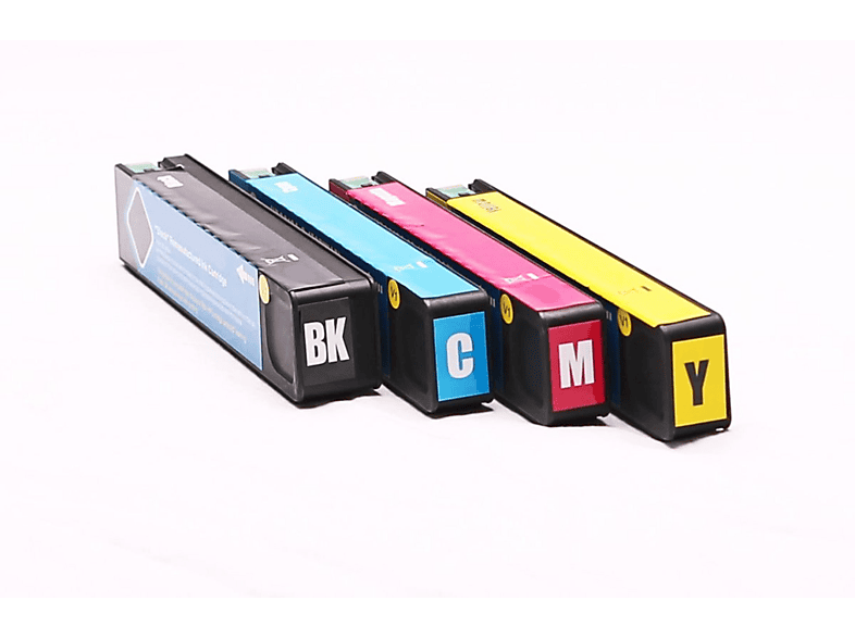 ABC Kompatibel CMYK F6T81AE F6T83AE (L0S07AE Tinte Yellow) 973X 4x Black F6T82AE Magenta Cyan Set