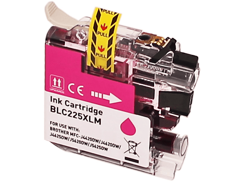 MAGENTA M) Kompatible Tinte ABC (LC-225XL