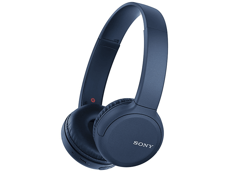 SONY WH-CH510, On-ear Bluetooth Kopfhörer blau
