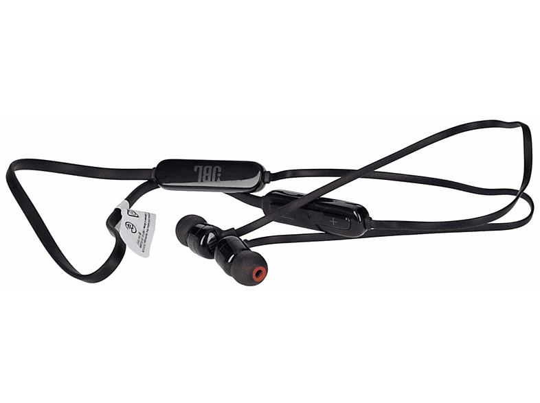 JBL T110 - Auriculares in-Ear con Mando a Distancia de un botón, Negro