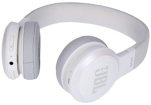 JBL LIVE 400BT, On-ear Kopfhörer Bluetooth weiß | MediaMarkt