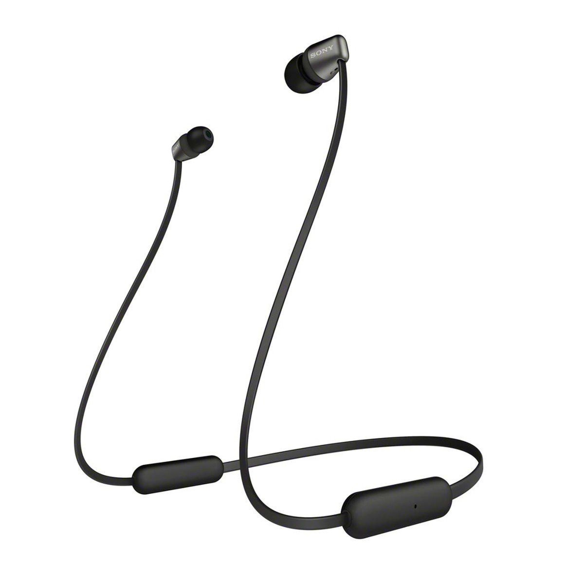 Auriculares inalámbricos - WIC310B_CE7 SONY, Intraurales, Bluetooth, Negro