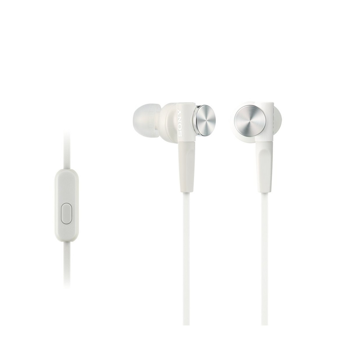 Auriculares botón - MDRXB50APW SONY, Intraurales, Blanco