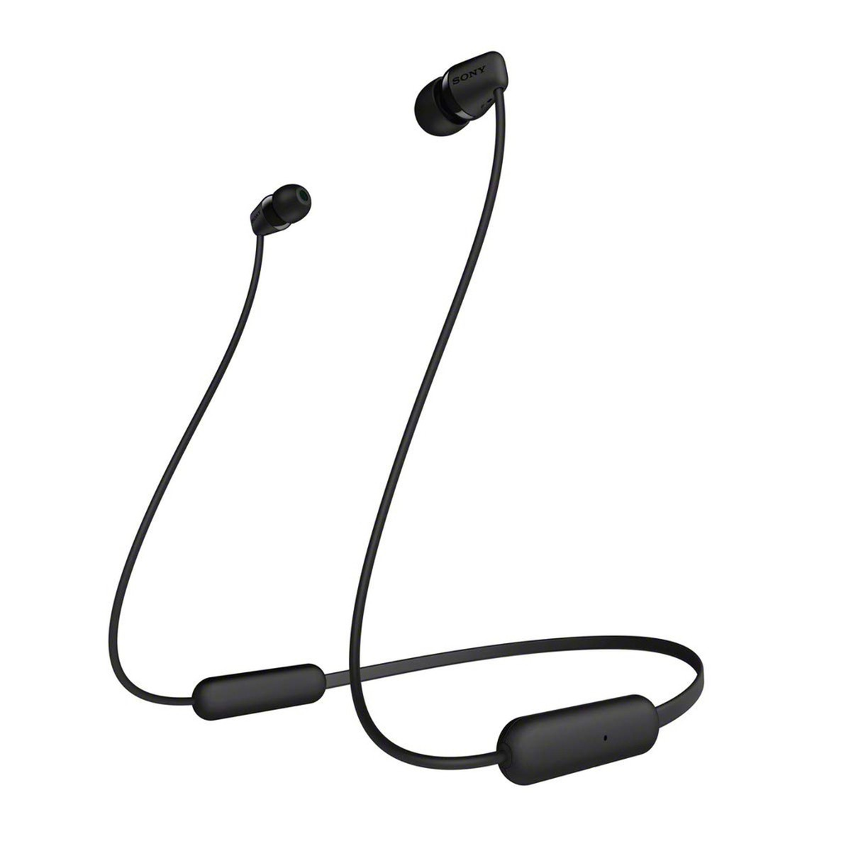 Auriculares inalámbricos - WIC200B_CE7 SONY, Intraurales, Bluetooth, Negro
