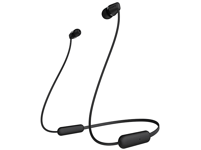 lechuga Flecha extraño Auriculares inalámbricos - WIC200B_CE7 SONY, Intraurales, Bluetooth, Negro  | MediaMarkt
