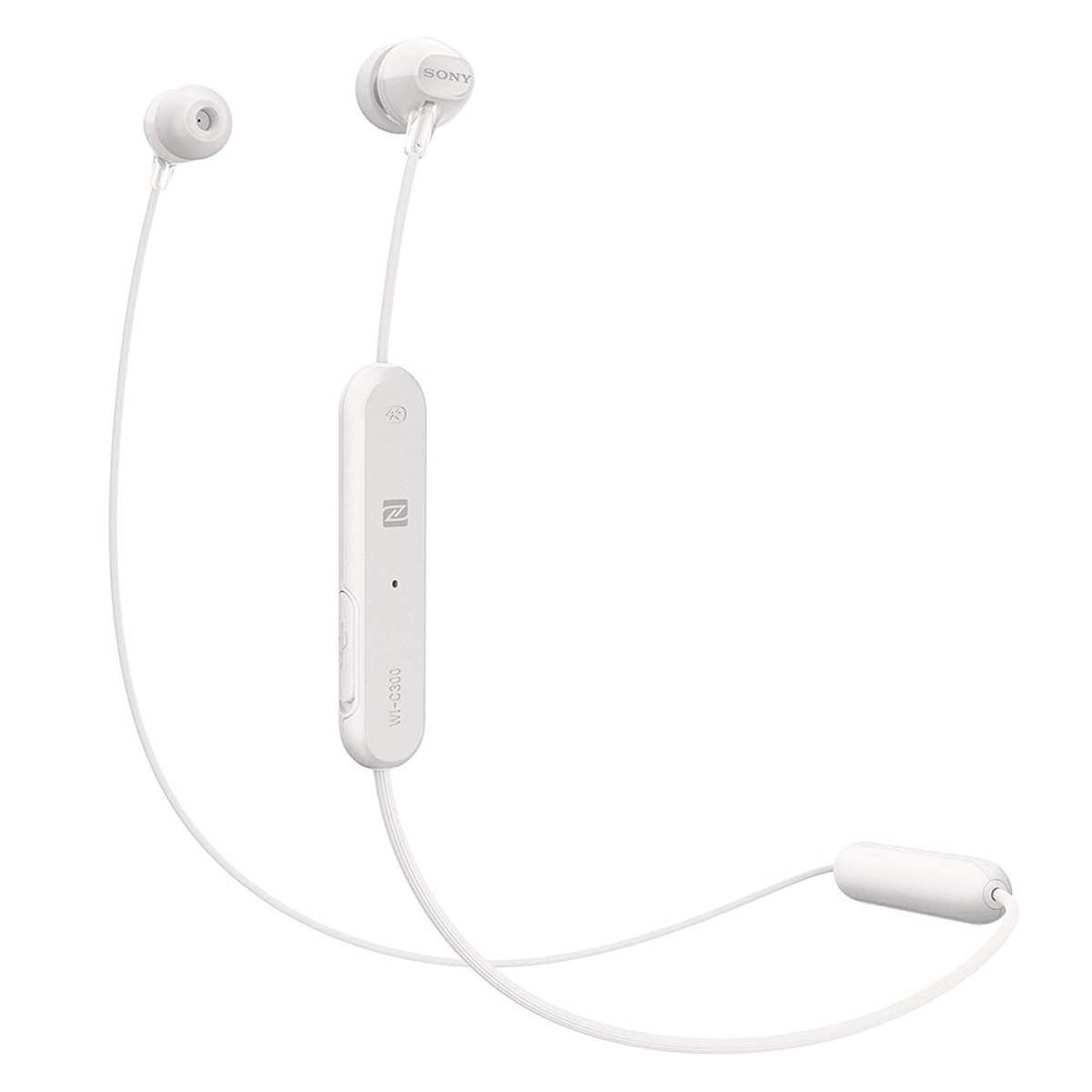 In-ear SONY Kopfhörer weiß WI-C300, Bluetooth