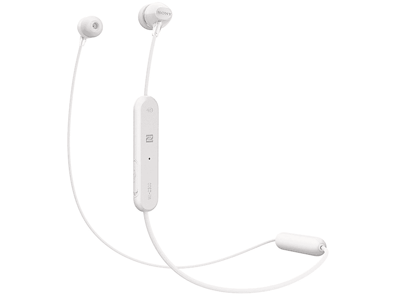SONY WI-C300, In-ear Kopfhörer Bluetooth weiß