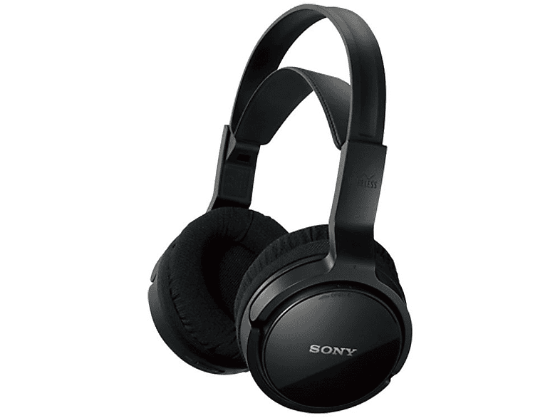 Auriculares inalámbricos  Sony MDR RF 895, Para TV, Radiofrecuencia,  Reducción de ruido, Autonomía 20h, Negro