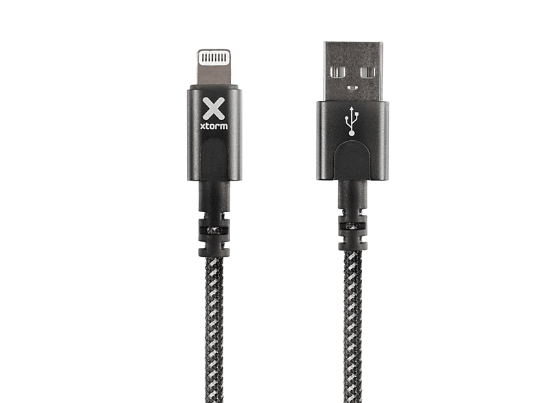 Original USB Lightning auf Schwarz Kabel USB (1m) Kabel XTORM