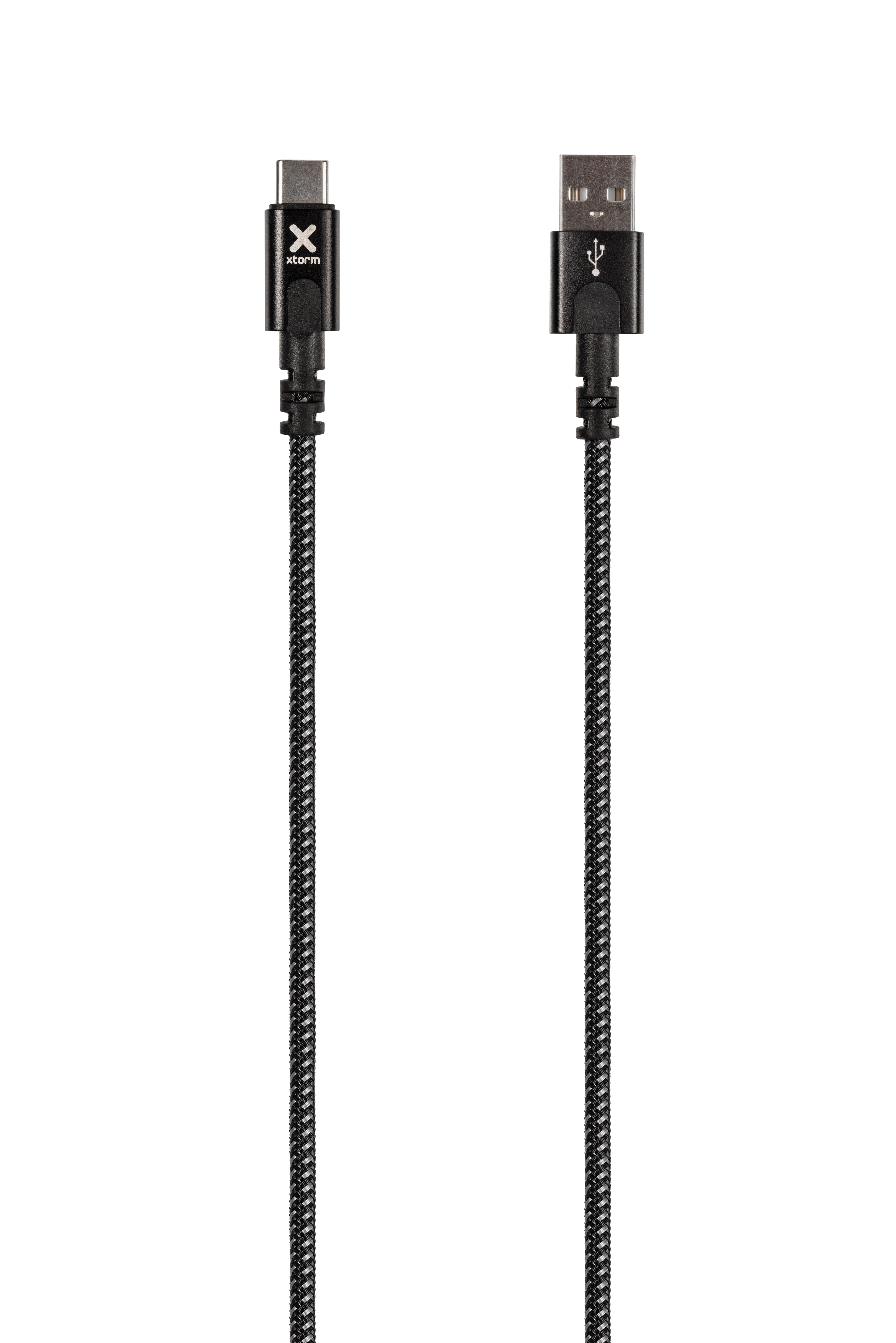 Schwarz USB Kabel (1m) Lightning USB auf Original Kabel XTORM